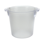 Σαμπανιέρα πλαστική διάφανη ματ 21,5x22 cm