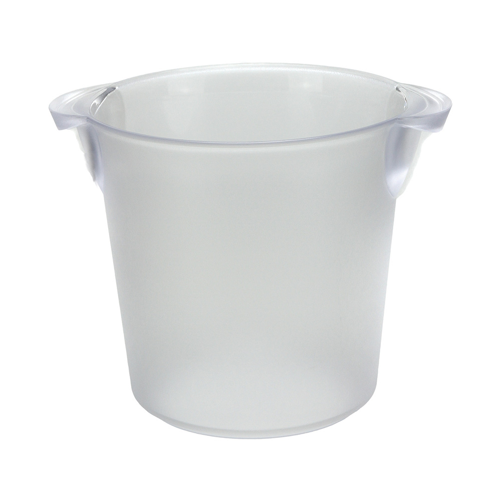 Σαμπανιέρα πλαστική διάφανη ματ 21,5x22 cm