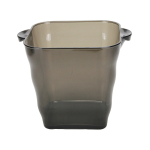 Σαμπανιέρα πλαστική τετράγωνη φιμέ 20,5x20 cm