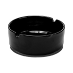 Τασάκι πορσελάνης μαύρο 10 cm