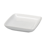 Πιατελάκι τετράγωνο λευκό 9x9 cm