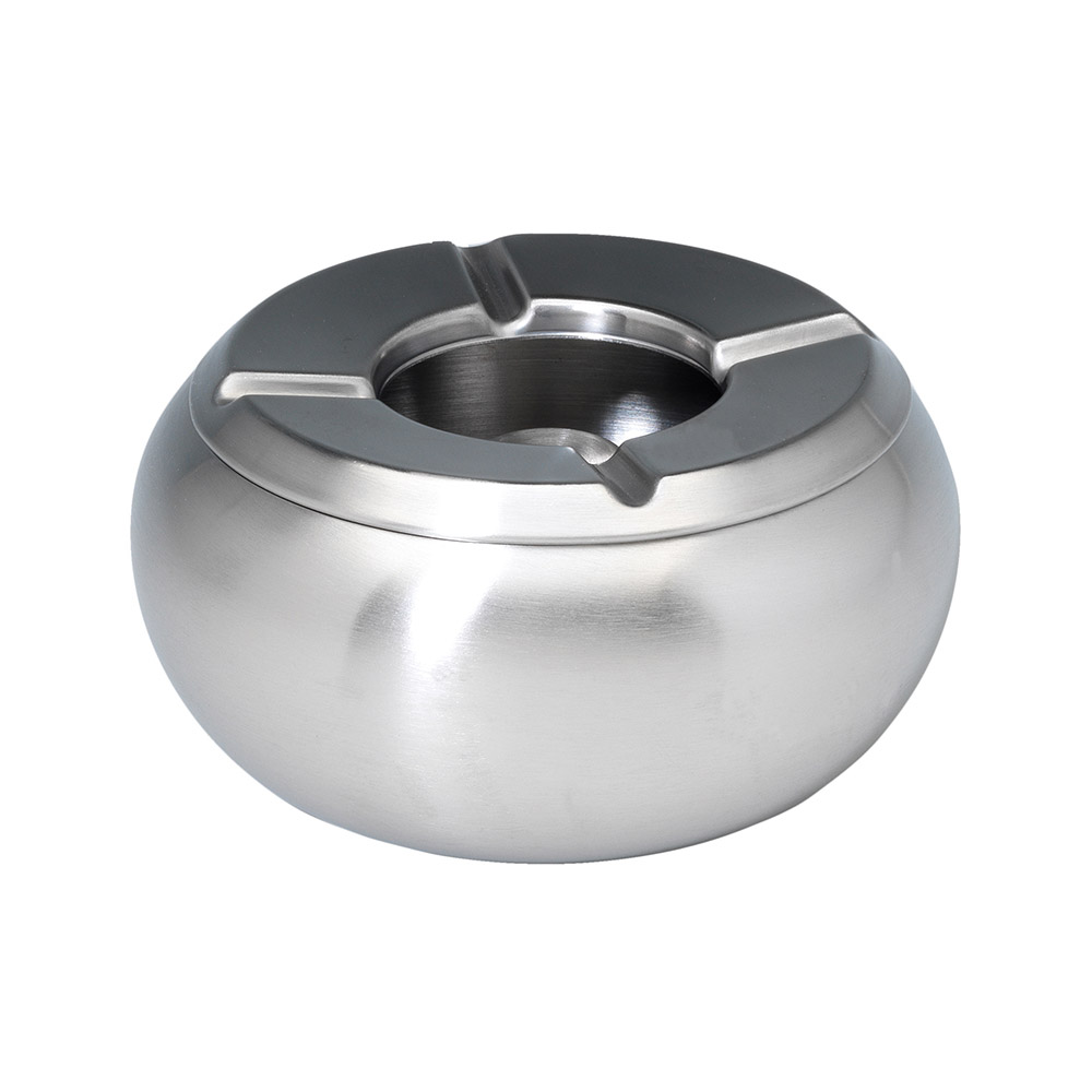 Τασάκι αντιανεμικό Inox 14 cm