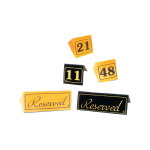 Ταμπελάκι σήμανσης "Reserved" ξύλινο 16x6,5 cm