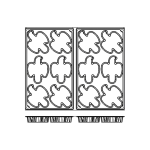 Φόρμα σιλικόνης "Colombe" 6 θέσεων, 40x30 cm