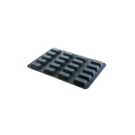 Φόρμα σιλικόνης "Financier" 8x3x3 cm 20 θέσεων, 60x40 cm