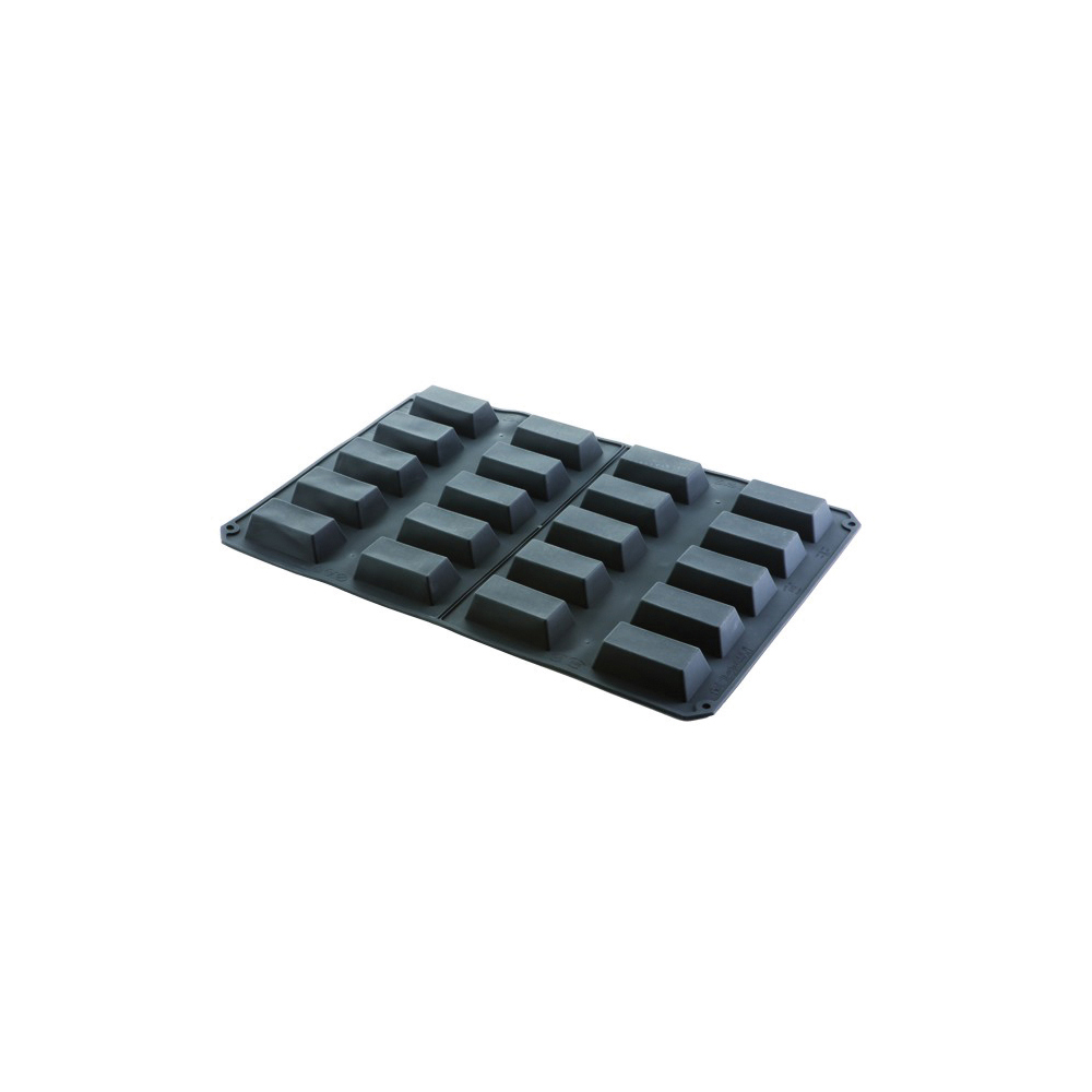 Φόρμα σιλικόνης "Financier" 8x3x3 cm 20 θέσεων, 60x40 cm