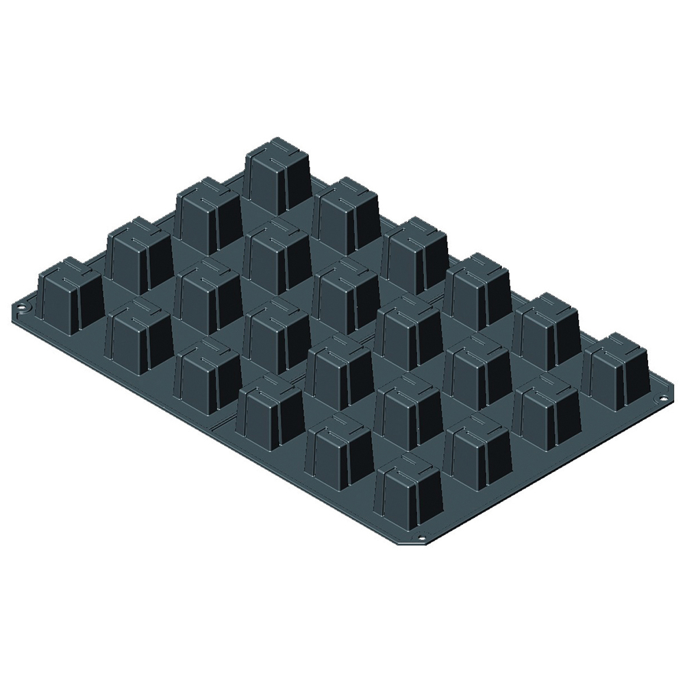 Φόρμα σιλικόνης "Nexus" 5x5x4 cm 24 θέσεων, 60x40 cm