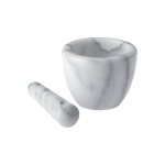 Γουδί και γουδοχέρι μπαχαρικών μαρμάρινο 7,5x10 cm