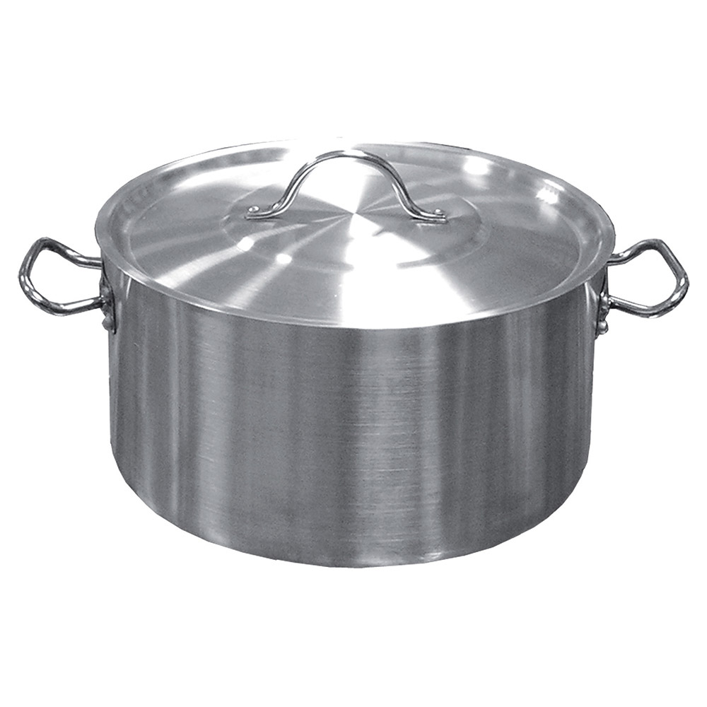 Χύτρα ρηχή αλουμινίου με καπάκι 11 lt