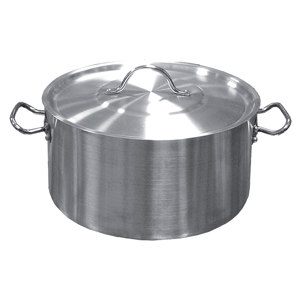 Χύτρα ρηχή αλουμινίου με καπάκι 13 lt