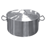 Χύτρα ρηχή αλουμινίου με καπάκι 66 lt