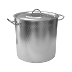 Μαρμίτα αλουμινίου σφυρήλατη με καπάκι 32 cm | 32 cm