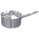 Κατσαρόλα με χέρι αλουμινίου με καπάκι 4 lt