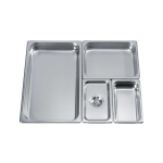 Καπάκι inox 201 GN 2/3 (35x32,5 cm)