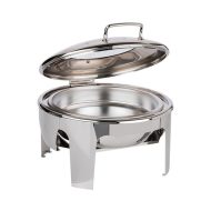 Μπεν μαρί / Chafing Dish "Easy Induction" με γυάλινο παράθυρο στο καπάκι, 6 lt46x50 cm | 30 cmδέχεται καύσιμη ύλη