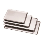 Δίσκος φοντάν ανοξείδωτος 33x23 cm