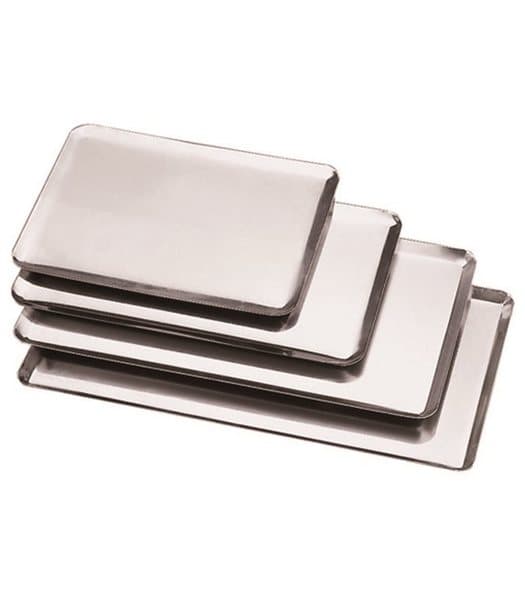 Δίσκος φοντάν ανοξείδωτος 33x23 cm