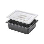 Δοχείο PC μαύρο GN 1/2 32,5x26,5 cm - 6,5 cm βάθος