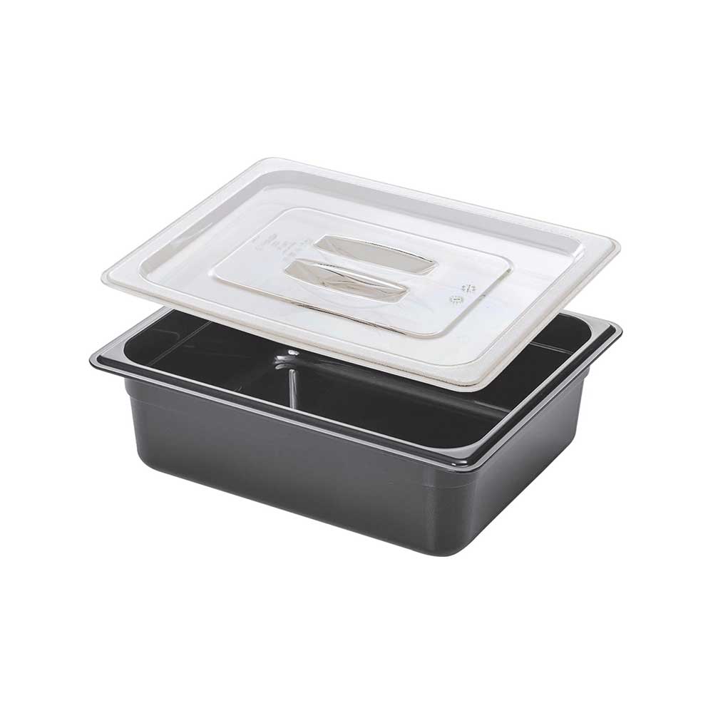 Δοχείο PC μαύρο GN 1/2 32,5x26,5 cm - 6,5 cm βάθος