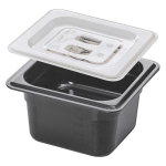 Δοχείο PC μαύρο GN 1/9 17,6x10,8 cm - 6,5 cm βάθος