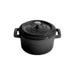Κατσαρόλα μαντέμι μαύρη 14 cm