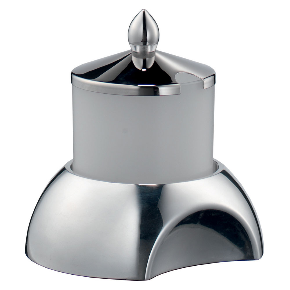 Μπολ μαρμελάδας πλαστικό 0,6 lt "Connect" με inox βάση 17,5x17 cm | 15,4 cm