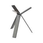 Stand μπουφέ μεταλλικό, μαύρο "Star" 18 cm