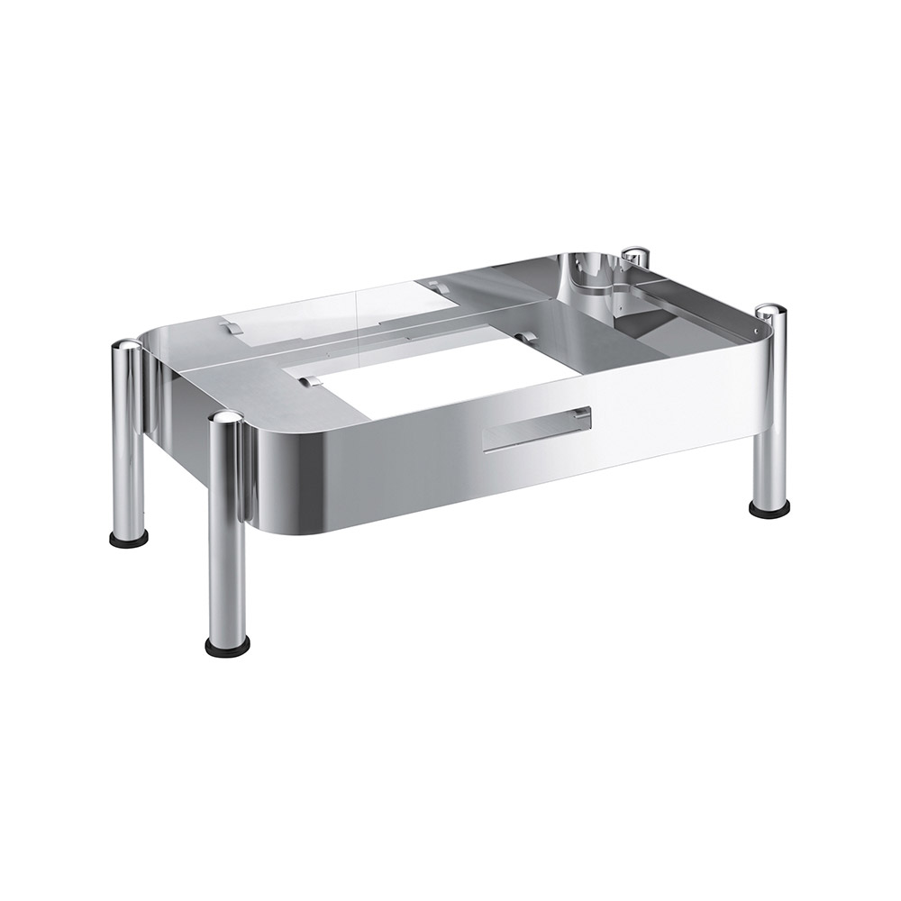 Μπεν μαρί / Chafing dish "Excellent", 18/10 με γυάλινο καπάκι για GN 1/1 58x47 cm | 19 cm