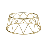 Βάση μπουφέ μεταλλική, χρυσή, "Diamond" 20/25 cm | 10 cm
