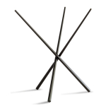 Stand μπουφέ μεταλλικό, μαύρο "Asia Plus" 20,5/16,5 cm | 20 cm