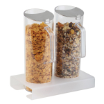 Μπουφέ δημητριακών με ακρυλική βάση 4 cm και 2 κανάτες 2x1,5 lt 26x17 cm | 28,5 cm