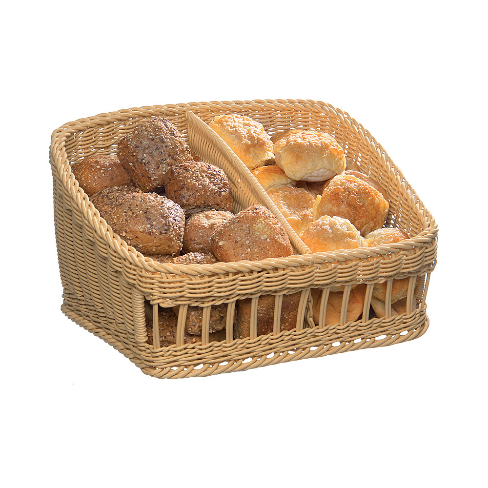 Καλάθι μπουφέ polyrattan 45x40 cm | 27/16 cm