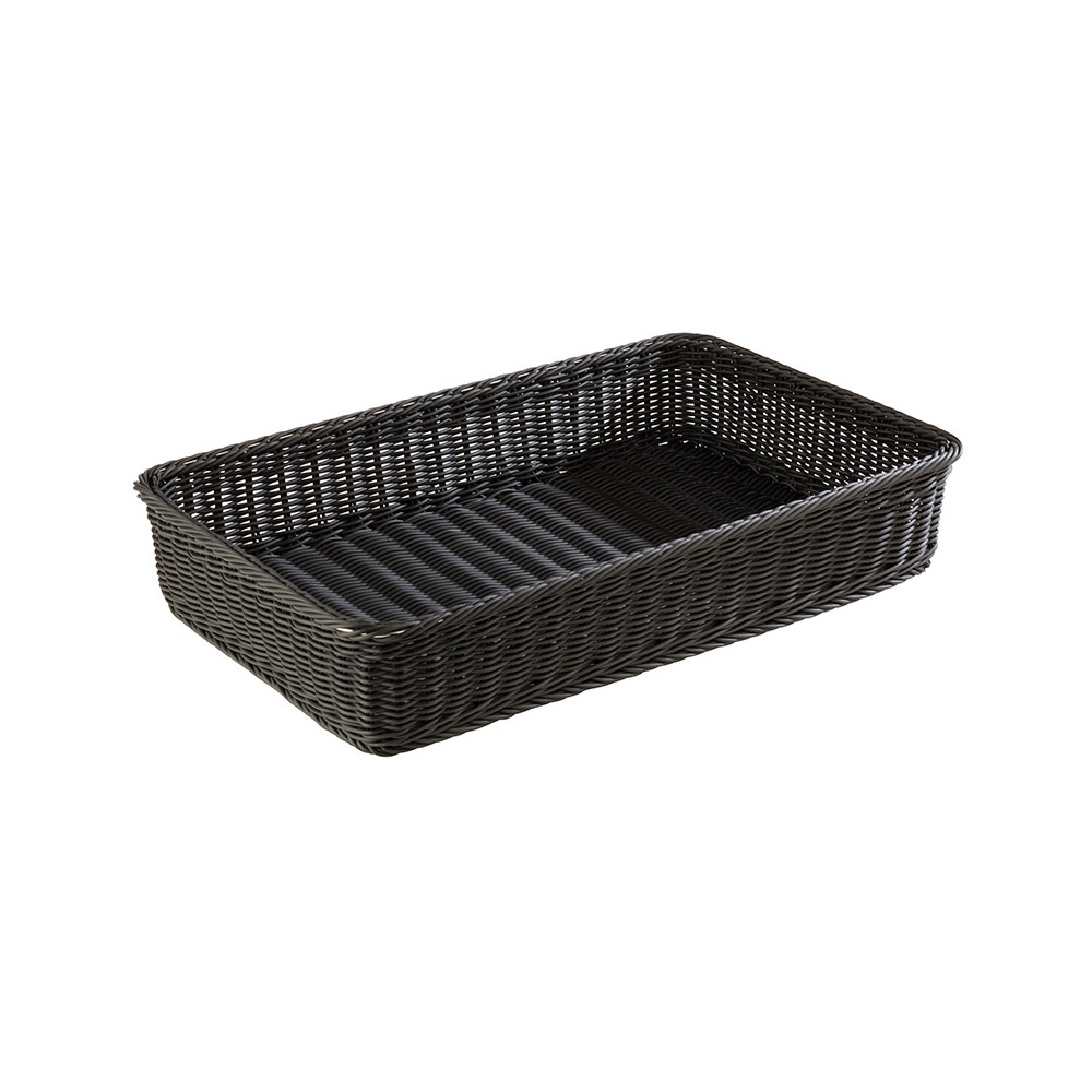 Καλάθι μαύρο GN 1/1 52x32,5 cm | 10 cm