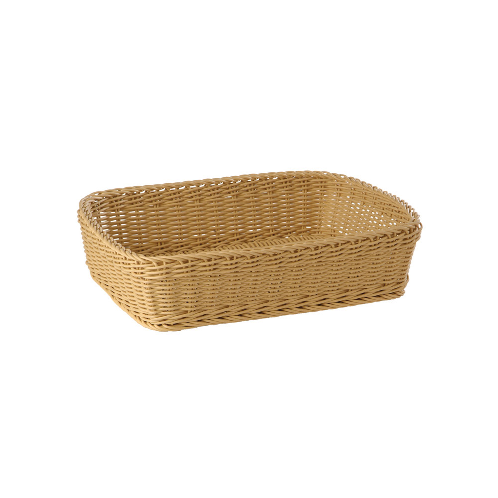 Καλάθι ανοιχτό μπεζ 40x30 cm | 10 cm