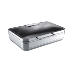 Μπεν μαρί / Chafing dish "Excellent", 18/10 με γυάλινο καπάκι για GN 1/1 58x47 cm | 19 cm