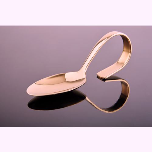 Κουτάλι amuse-bouche ανοξείδωτο με χάλκινη όψη "Classic" 12 cm