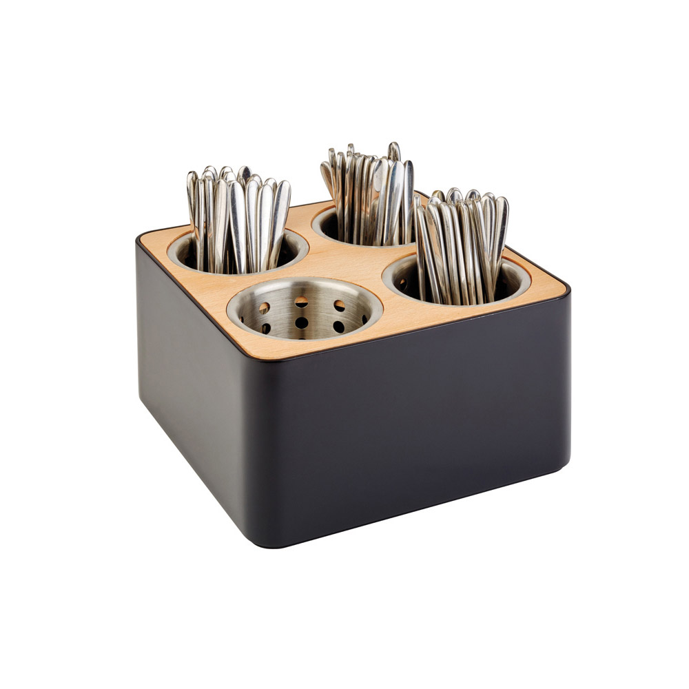 Organizer για μαχαιροπίρουνα 4 θέσεων 27x27 cm | 15 cm