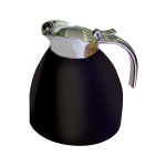 Κανάτα θερμός μαύρη, "Lux" 1 lt