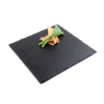 Δίσκος / πλατώ σχιστόλιθου τετράγωνος 25x25 cm