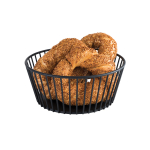 Καλάθι μεταλλικό στρογγυλό μαύρο "Urban" 20 cm | 8,5 cm