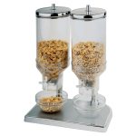 Διανεμητής δημητριακών PC/plastic 2πλός "Fresh & Easy" 2x4,5 lt 22x35 cm | 52 cm