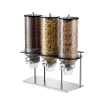 Διανεμητής δημητριακών "Vario" με ανοξείδωτη βάση 3x6 lt 54x25 cm | 50 cm