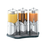 Διανεμητής χυμού τριπλός "Elegance"  3x2,5 lt (42,5x55,5 cm | 34 cm)