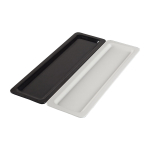 Πιατέλα μελαμίνης GN 2/4 μαύρη, 20 cm