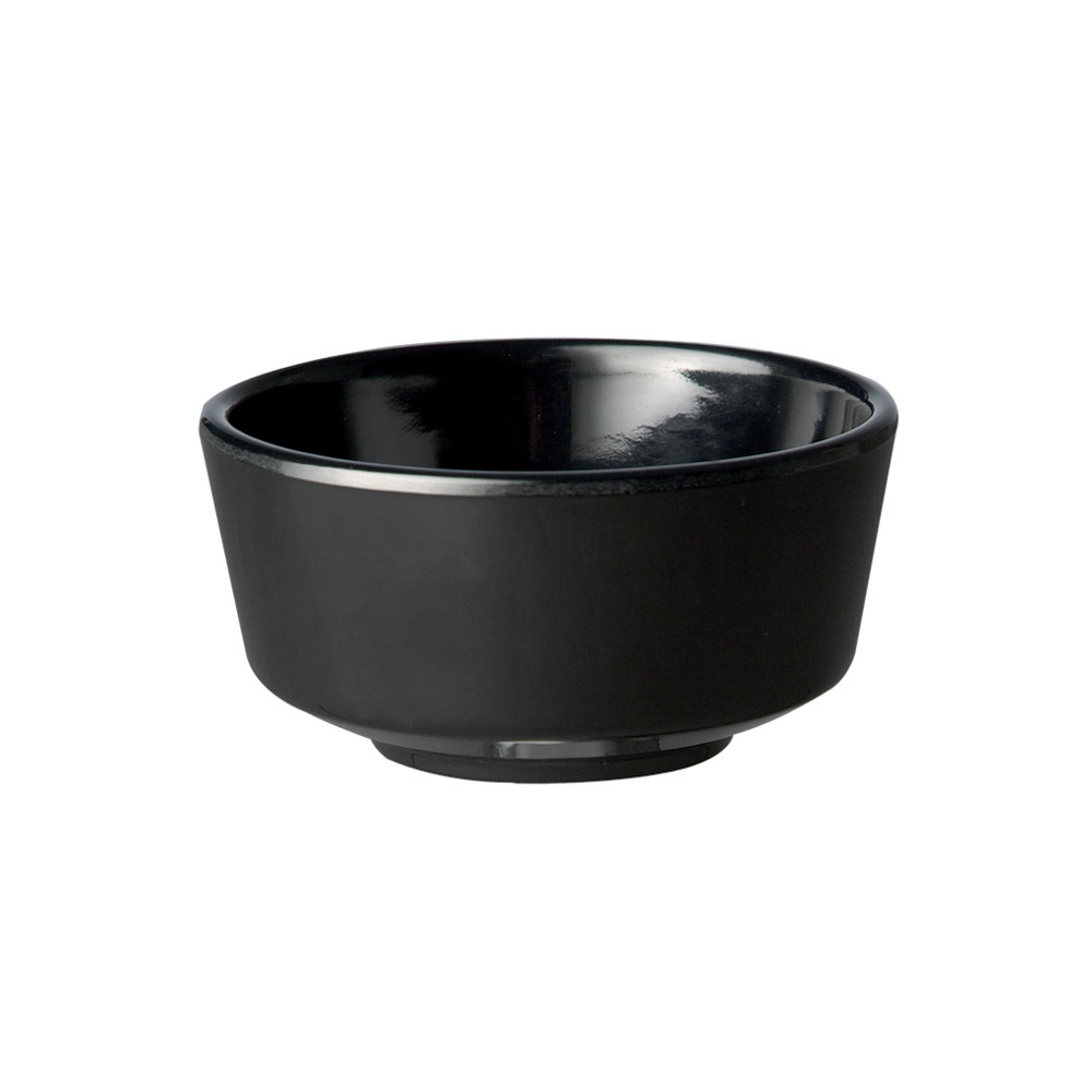 Μπολ μελαμίνης στρογγυλό, μαύρο, "Float" 5,5 cm | 3 cm