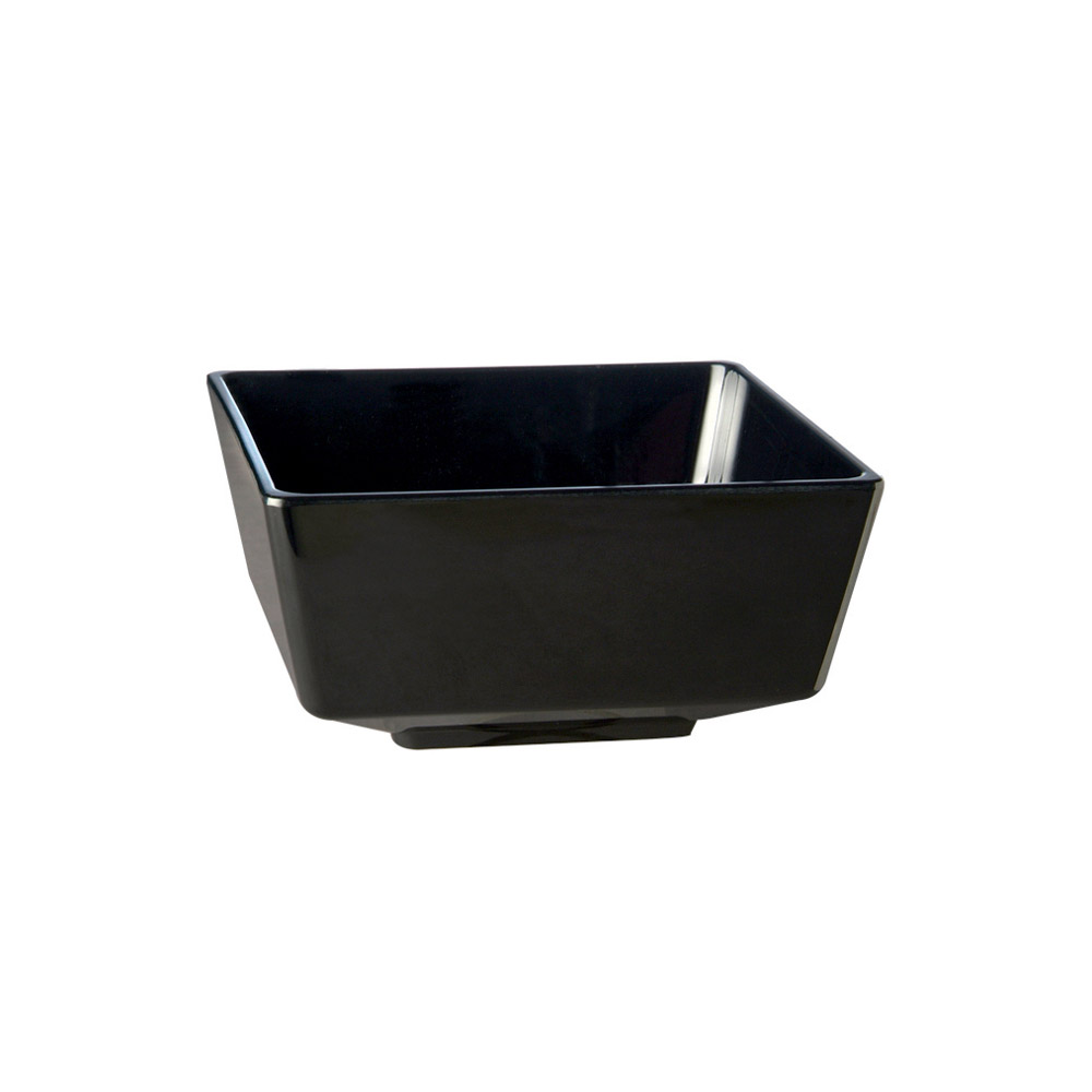 Μπολ μελαμίνης τετράγωνο, μαύρο, "Float" 9x9 cm | 4,5 cm