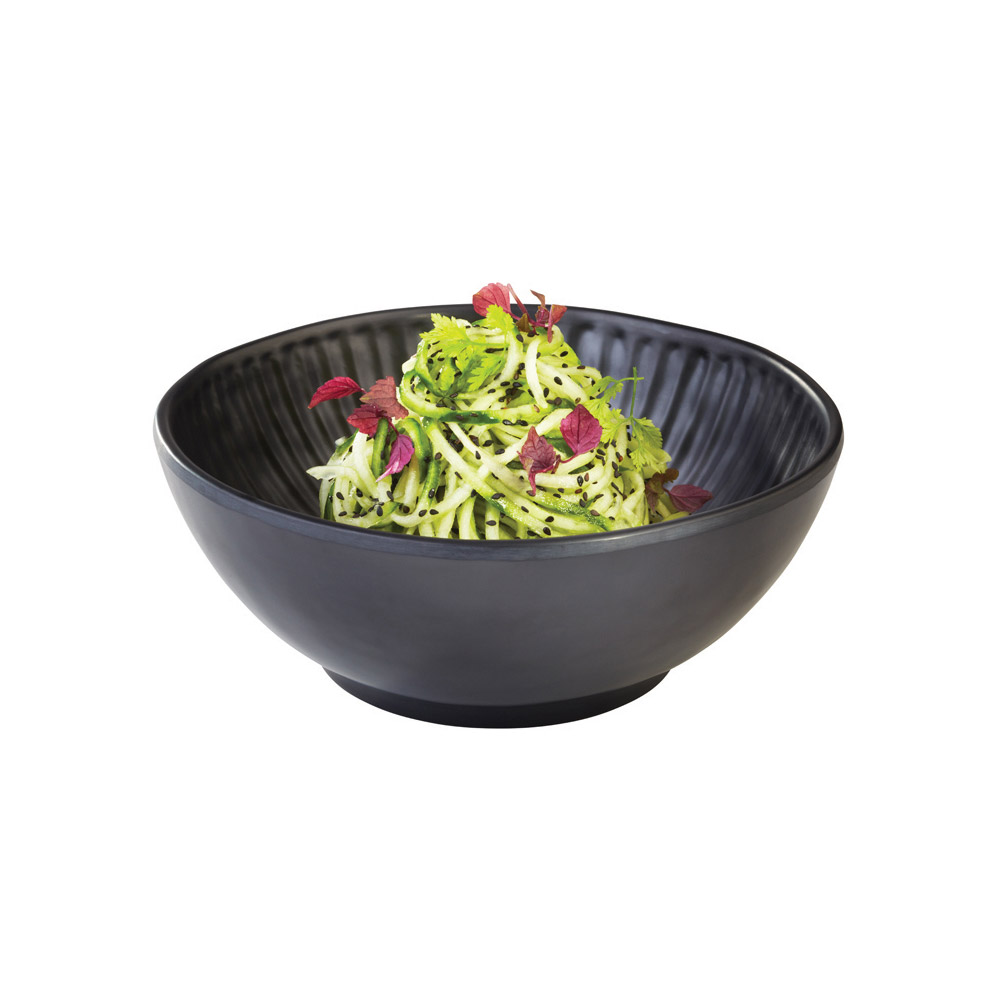 Μπολ μελαμίνης μαύρο, "Aiko" 20,5 cm | 8 cm
