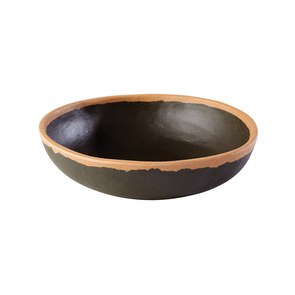 Μπολ μελαμίνης 16,5 cm | 4 cm καφέ