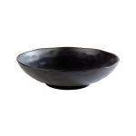 Σαλατιέρα μελαμίνης σφυρήλατη, "Zen" μαύρη, 31 cm | 8,5 cm