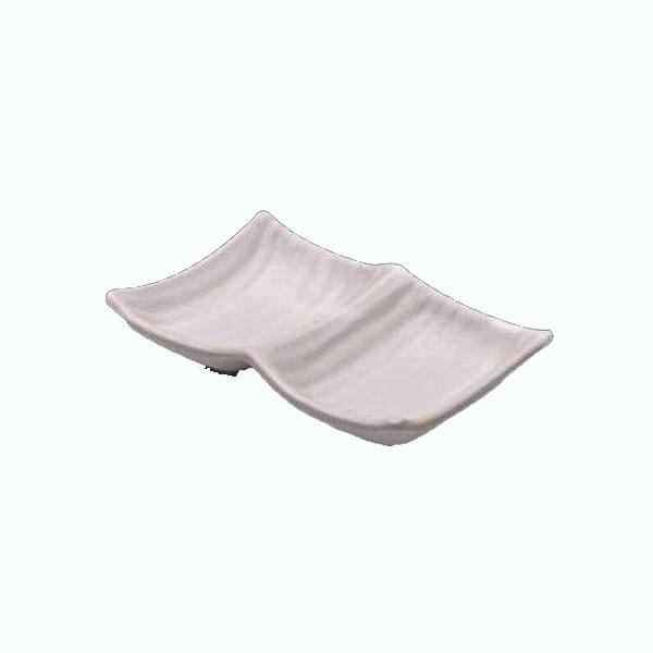 Μπολ μελαμίνης διπλό, "Zen" λευκό 14x9 cm | 2,5 cm